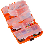 Set d'accessoires pour hameçon calamar de route 213 pièces, 213 pièces (orange), 213 pièces (noir)