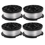 Ligne de tonte en corde de gazon en nylon 4 en 1 pour tondeuses BLACK+DECKER, 4 pièces