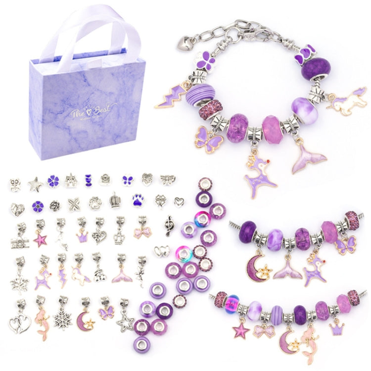 TZ-05 Bracelet d'enfants DIY Bijoux Bande Dessinée Cristal Coloré 63 en 1, 63 en 1 (Ensemble violet), 63 en 1 (Ensemble rouge), 63 en 1 (Ensemble vert), 63 en 1 (Ensemble couleur)
