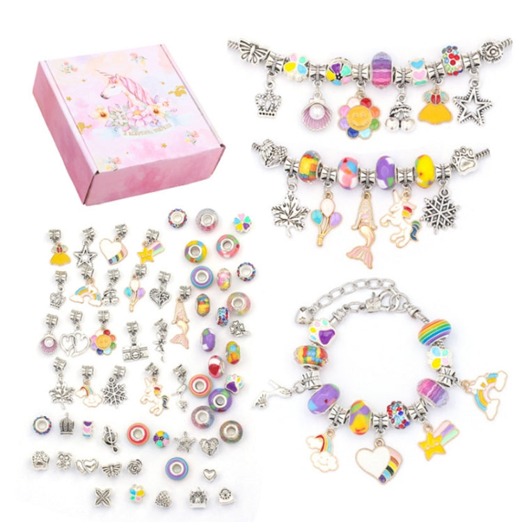 TZ-05 Bracelet d'enfants DIY Bijoux Bande Dessinée Cristal Coloré 63 en 1, 63 en 1 (Ensemble violet), 63 en 1 (Ensemble rouge), 63 en 1 (Ensemble vert), 63 en 1 (Ensemble couleur)