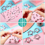 TZ-05 Bracelet d'enfants DIY Bijoux Bande Dessinée Cristal Coloré 63 en 1, 63 en 1 (Ensemble violet), 63 en 1 (Ensemble rouge), 63 en 1 (Ensemble vert), 63 en 1 (Ensemble couleur)