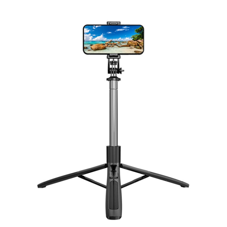 Perche à selfie Bluetooth sans fil avec support télescopique pour live, Spécification : Q05 (noir), Q05S (noir avec lumière de remplissage)