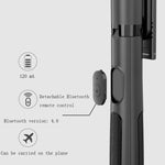 Perche à selfie Bluetooth sans fil avec support télescopique pour live, Spécification : Q05 (noir), Q05S (noir avec lumière de remplissage)