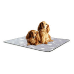 OBL0014 Tapis absorbant lavable pour urine de chien, Taille :, S (Gris), M (Gris), L (Gris), S (Vert), M (Vert), L (Vert), S (Motif os), M (Motif os), L (Motif os), S (Marron), M (Marron), L (Marron), S (Gris foncé), M (Gris foncé), L (Gris foncé)