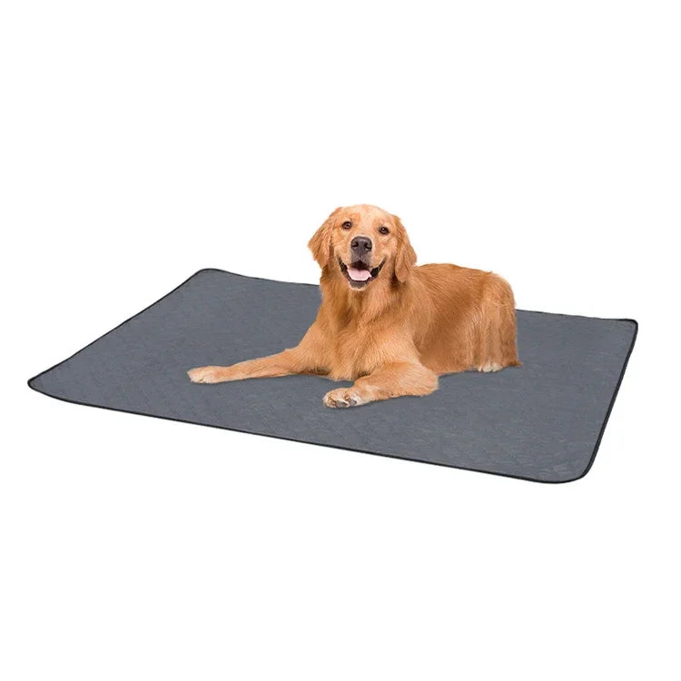 OBL0014 Tapis absorbant lavable pour urine de chien, Taille :, S (Gris), M (Gris), L (Gris), S (Vert), M (Vert), L (Vert), S (Motif os), M (Motif os), L (Motif os), S (Marron), M (Marron), L (Marron), S (Gris foncé), M (Gris foncé), L (Gris foncé)