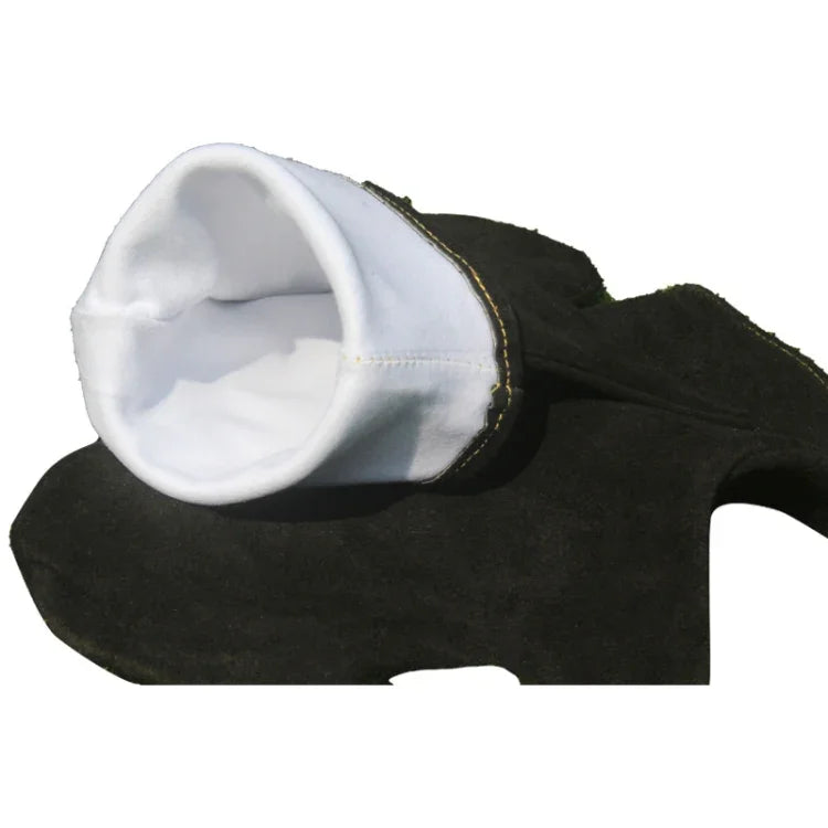 1 paire de gants isolants en cuir véritable pour barbecue d'extérieur, KX139