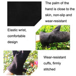 1 paire de gants isolants en cuir véritable pour barbecue d'extérieur, KX139