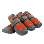 Lot de 4 chaussures pour chien en filet respirant HCPET, n° 1 (4 cm), n° 2 (4,5 cm), n° 3 (5 cm), n° 4 (5,5 cm), n° 5 (6 cm), n° 6 (6,5 cm), n° 7 (7 cm), n° 8 (7,5 cm)