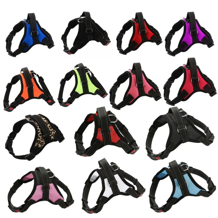 Sangle de poitrine réglable pour chien K9, Taille : XS, S, M