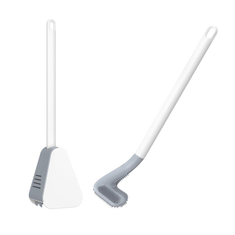 Brosse de toilette Golf avec base étanche à ouverture et fermeture automatiques, blanc, bleu, noir, vert