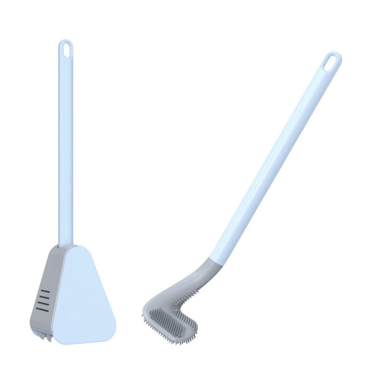 Brosse de toilette Golf avec base étanche à ouverture et fermeture automatiques, blanc, bleu, noir, vert