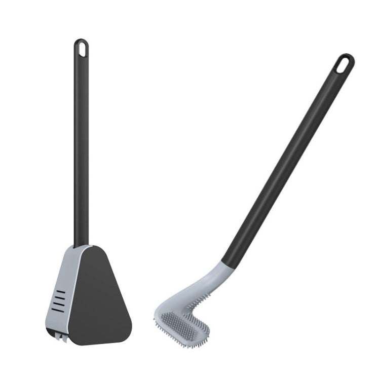 Brosse de toilette Golf avec base étanche à ouverture et fermeture automatiques, blanc, bleu, noir, vert
