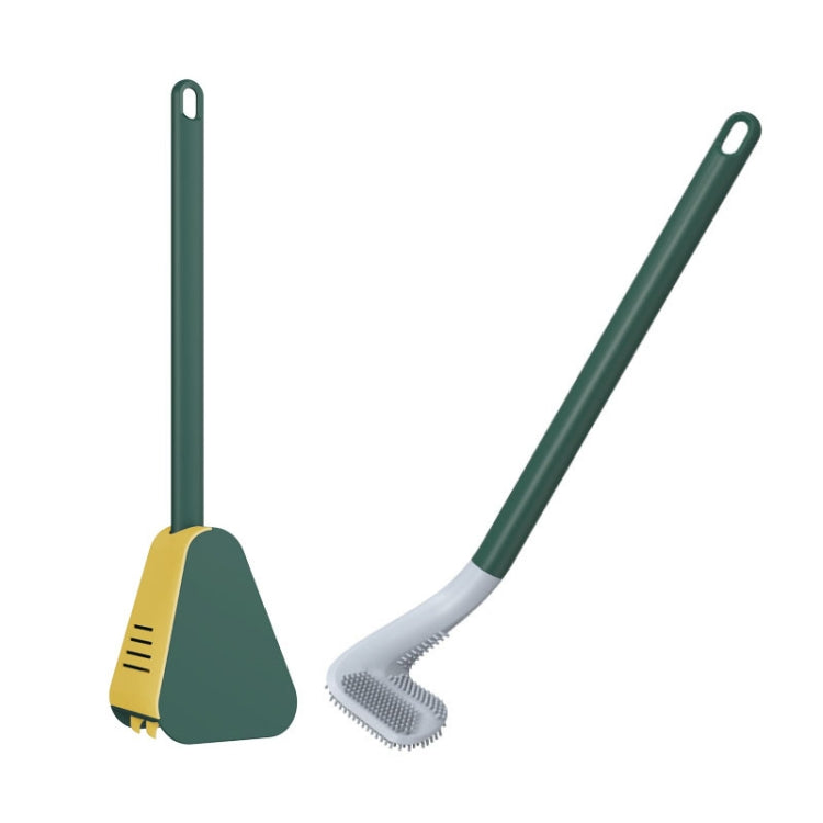 Brosse de toilette Golf avec base étanche à ouverture et fermeture automatiques, blanc, bleu, noir, vert