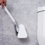 Brosse de toilette Golf avec base étanche à ouverture et fermeture automatiques, blanc, bleu, noir, vert