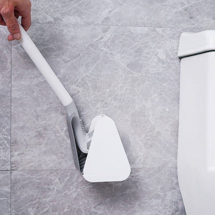 Brosse de toilette Golf avec base étanche à ouverture et fermeture automatiques, blanc, bleu, noir, vert