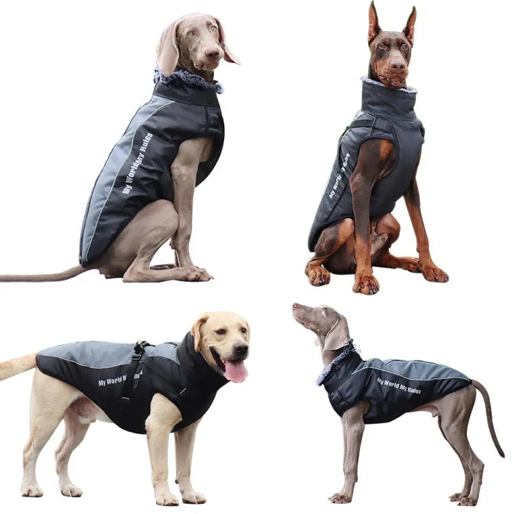 BL-683 Vêtements réfléchissants pour chien, chauds, tailles XL, XXL, XXXL