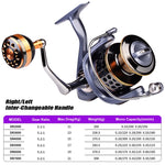 Moulinet de pêche PROBEROS en fil métallique, Modèles : DR2000, DR3000, DR4000, DR5000, DR6000, DR7000