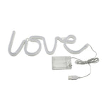 Lampe de modélisation LED néon décoration veilleuse, alimentation :, batterie ou USB, USB