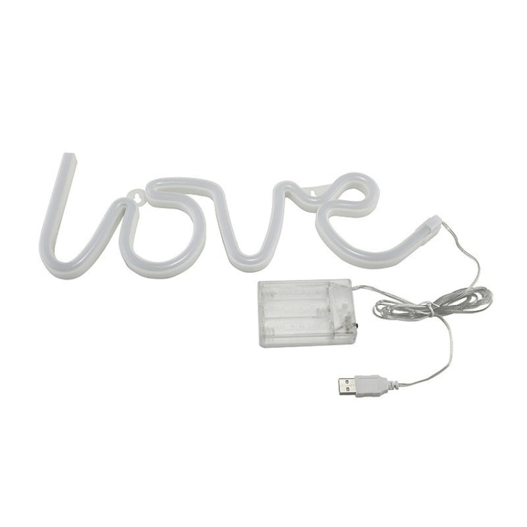 Lampe de modélisation LED néon décoration veilleuse, alimentation :, batterie ou USB, USB