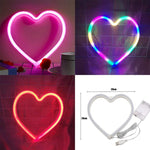 Lampe de modélisation LED néon décoration veilleuse, alimentation :, batterie ou USB, USB
