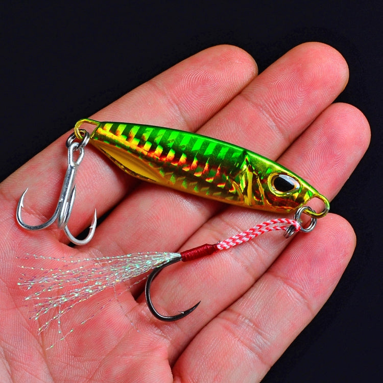 Appât métallique PROBEROS en plaque de fer plombée pour pêche, 10G, 15G, 20G, 30G, 40G, 50G