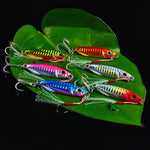 Appât métallique PROBEROS en plaque de fer plombée pour pêche, 10G, 15G, 20G, 30G, 40G, 50G