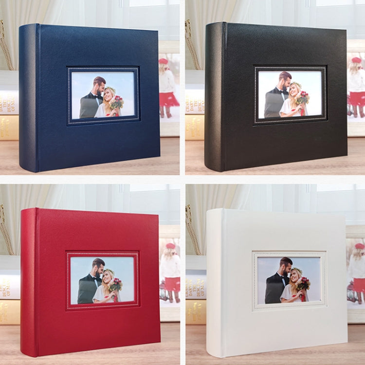 N55060 Album souvenir de couple 6 pouces, Rouge, Bleu, Noir, Blanc