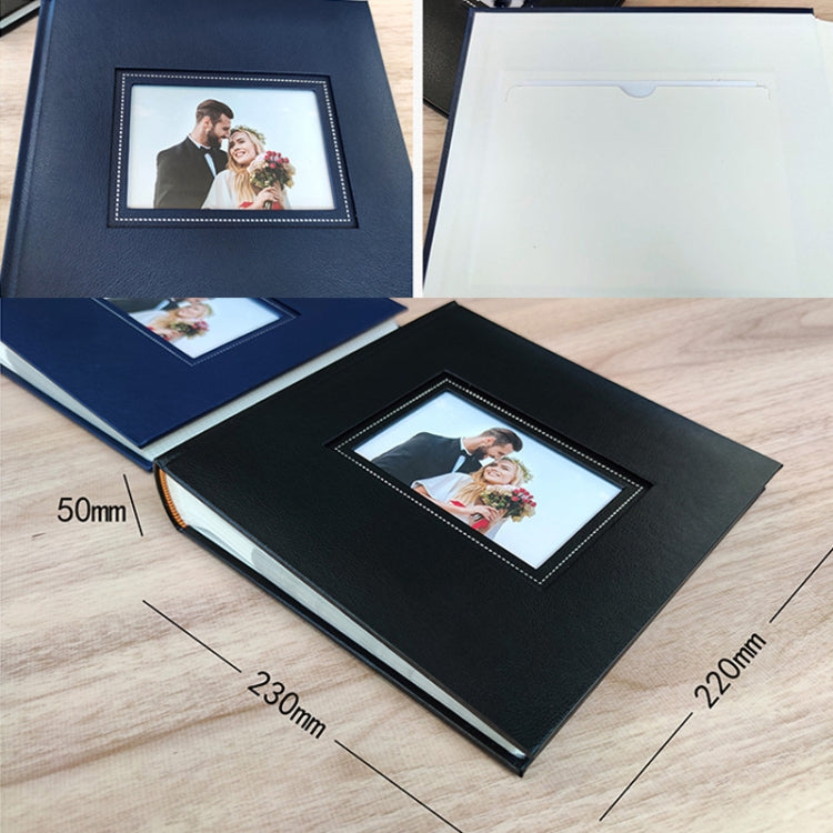 N55060 Album souvenir de couple 6 pouces, Rouge, Bleu, Noir, Blanc