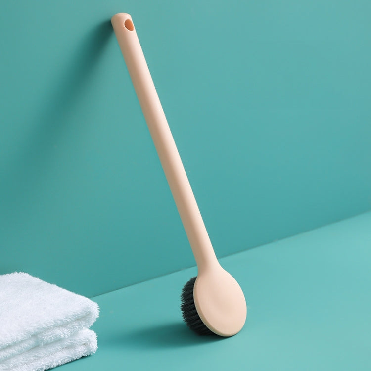Brosse de Douche à Poils Doux et Long Manche, Vert Menthe, Rose Cerise, Blanc Ivoire