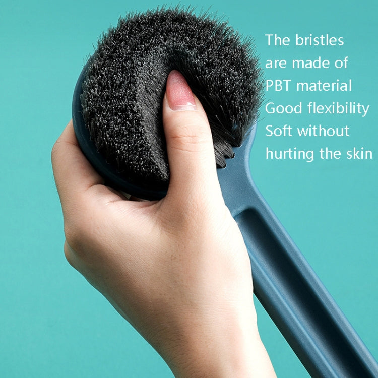 Brosse de Douche à Poils Doux et Long Manche, Vert Menthe, Rose Cerise, Blanc Ivoire