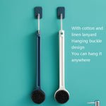 Brosse de Douche à Poils Doux et Long Manche, Vert Menthe, Rose Cerise, Blanc Ivoire