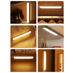 Lampe à induction magnétique rechargeable pour armoire de chevet, Spécification : 200 mAh sans interrupteur 15 cm, 400 mAh sans interrupteur 15 cm, 600 mAh avec interrupteur 25 cm, 900 mAh avec interrupteur 35 cm