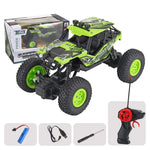 JZRC Véhicule tout-terrain télécommandé en alliage, jouet de voiture rechargeable pour enfants, petit vert, petit bleu, moyen noir, moyen argent, grand noir, grand argent