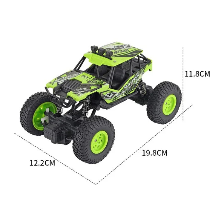 JZRC Véhicule tout-terrain télécommandé en alliage, jouet de voiture rechargeable pour enfants, petit vert, petit bleu, moyen noir, moyen argent, grand noir, grand argent