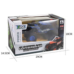JZRC Véhicule tout-terrain télécommandé en alliage, jouet de voiture rechargeable pour enfants, petit vert, petit bleu, moyen noir, moyen argent, grand noir, grand argent