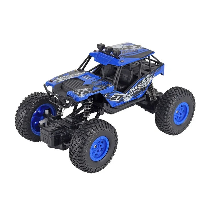 JZRC Véhicule tout-terrain télécommandé en alliage, jouet de voiture rechargeable pour enfants, petit vert, petit bleu, moyen noir, moyen argent, grand noir, grand argent
