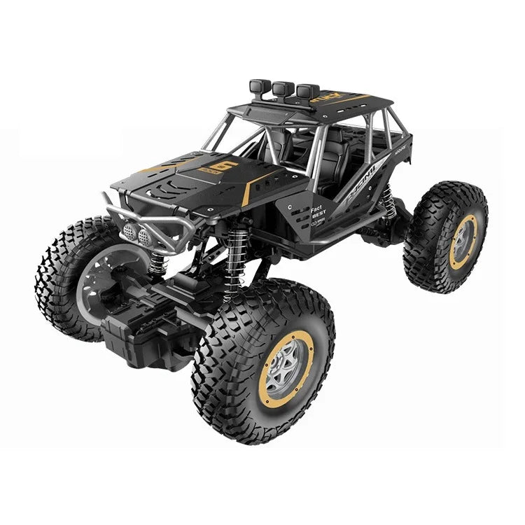 JZRC Véhicule tout-terrain télécommandé en alliage, jouet de voiture rechargeable pour enfants, petit vert, petit bleu, moyen noir, moyen argent, grand noir, grand argent