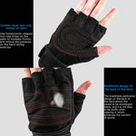 ST-2120 Gants Antidérapants pour Équipement de Musculation, S, M, L, XL