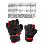 ST-2120 Gants Antidérapants pour Équipement de Musculation, S, M, L, XL