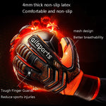Ailsports ST5511 1 paire Gants de Gardien de But Latex Épais Protection des Doigts, 5, 6, 7, 8, 9, 10, 11