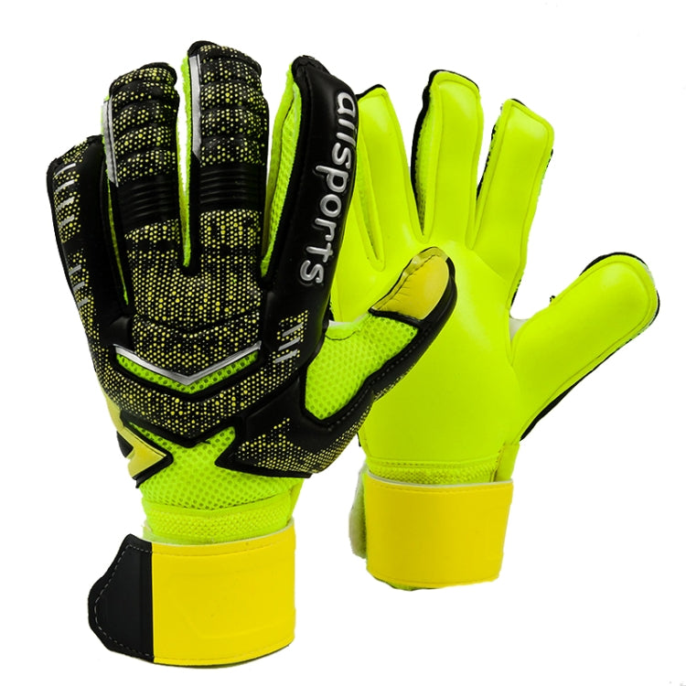 Ailsports ST5511 1 paire Gants de Gardien de But Latex Épais Protection des Doigts, 5, 6, 7, 8, 9, 10, 11