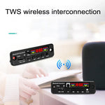 Carte décodeur MP3 Bluetooth sans fil TWS 2 pièces, Bluetooth sans fil TWS 2 pièces