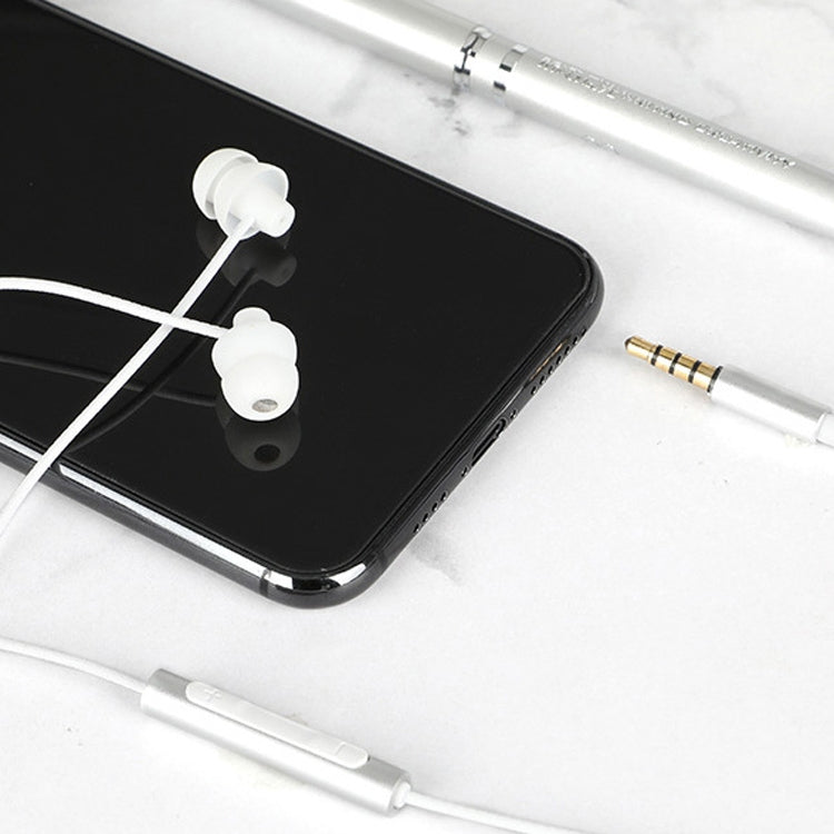 Écouteurs intra-auriculaires filaires EN3900 avec microphone, fiche 3,5 mm, blanc, rouge, noir