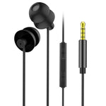 Écouteurs intra-auriculaires filaires EN3900 avec microphone, fiche 3,5 mm, blanc, rouge, noir