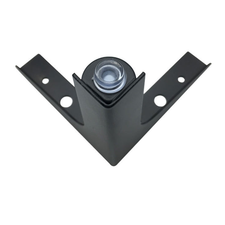 LH-J0016 Pied de canapé en métal pour meuble TV, Hauteur : 10cm, 13cm, 15cm, 17cm
