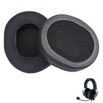 1 paire de coussinets d'oreille pour casque Razer BlackShark V2 X / V2 USB, couleur : gel noir, maille noire, gel noir, maille noire+verte