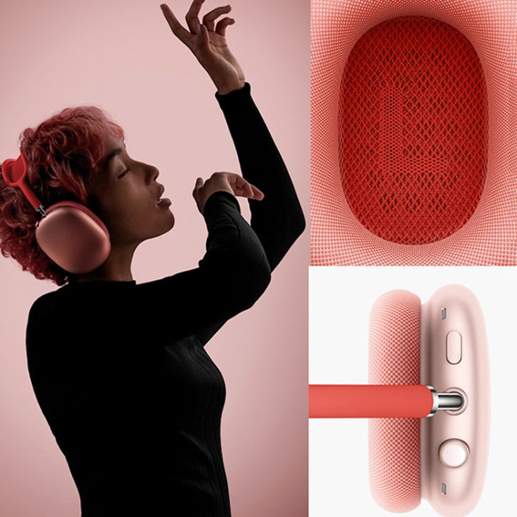 2 paires de coussinets d'oreille en mousse pour AirPods Max, Peau protéinée Gris clair, Peau protéinée Bleu, Peau protéinée Rose, Peau protéinée Vert, Maille Gris foncé, Maille Gris clair, Maille Rose