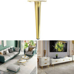 LH-ZT-0001 Cone Round Tube Furniture Support Legs, Style:, Straight Cone Height 10cm, Straight Cone Height 12cm, Straight Cone Height 15cm, Straight Cone Height 17cm, Straight Cone Height 20cm, Straight Cone Height 25cm, Straight Cone Height 30cm      ...