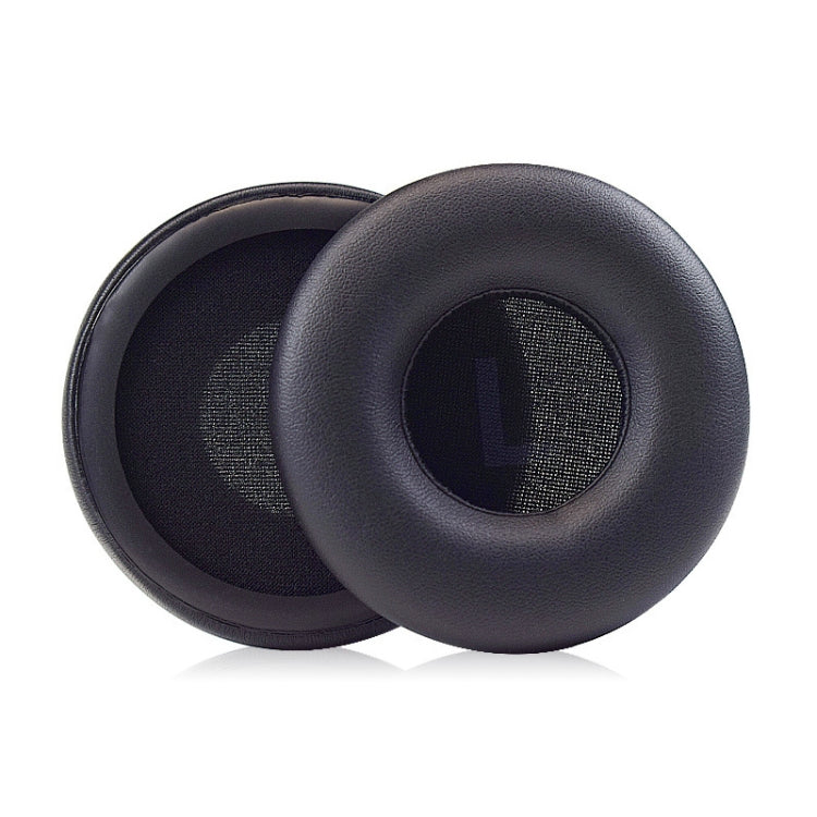1 paire de coussinets d'oreille en cuir protéiné éponge pour JBL T450 / Tune 600 / T500BT, noir, violet clair, bleu marine