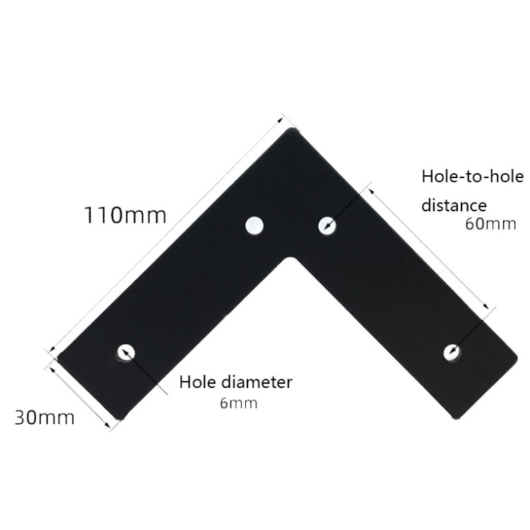 LH-S0006 Pieds de Support en Métal pour Meubles, Hauteur :, 12cm, 15cm, 18cm, 20cm, 25cm, 30cm, 60cm
